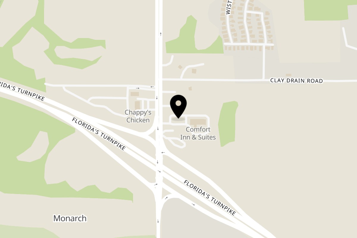 Map showing the location of Lollygaggers Wildwood on 1220 S Main St in Wildwood
